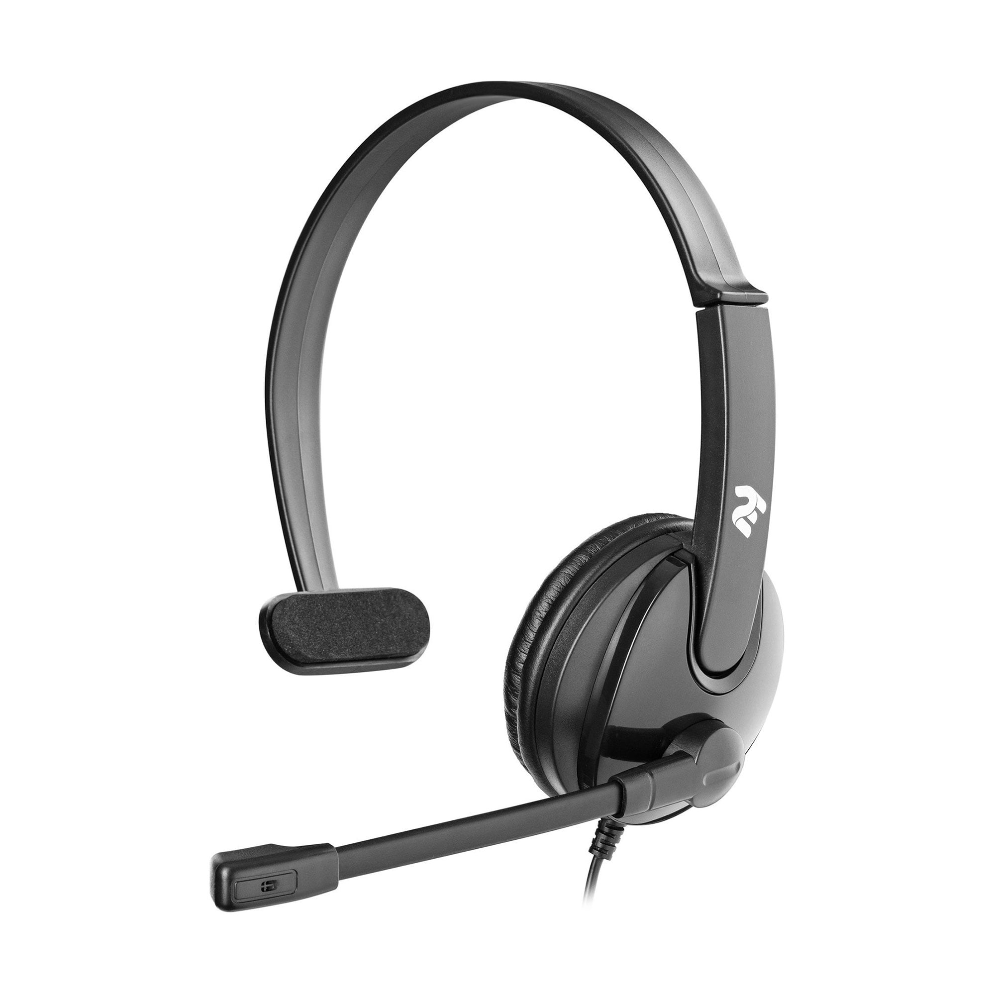Гарнітура дротова для ПК 2E CH12 Mono On-Ear 3.5 мм, чорна (2E-CH12MJ)